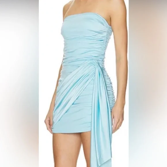 blue dress for baby girl Amanda Uprichard Chamberlain Dress in Baby Blue